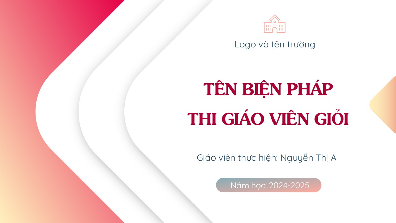 Mẫu báo cáo giáo viên giỏi P01